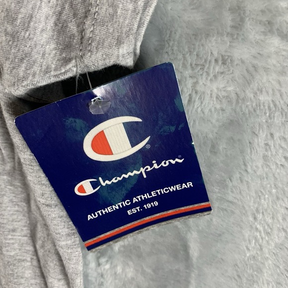 Champion Women's T Shirt 2X Classic Tee Top Short Sleeve Gray Crew‎ Neck NWT - Picture 3 of 9